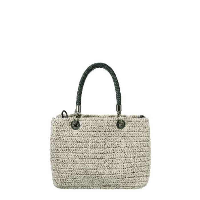 SEABREEZE TOTE raffiabast grey